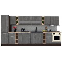 Bucatarie MARINA NEW 390 B Wenge / Decor K352